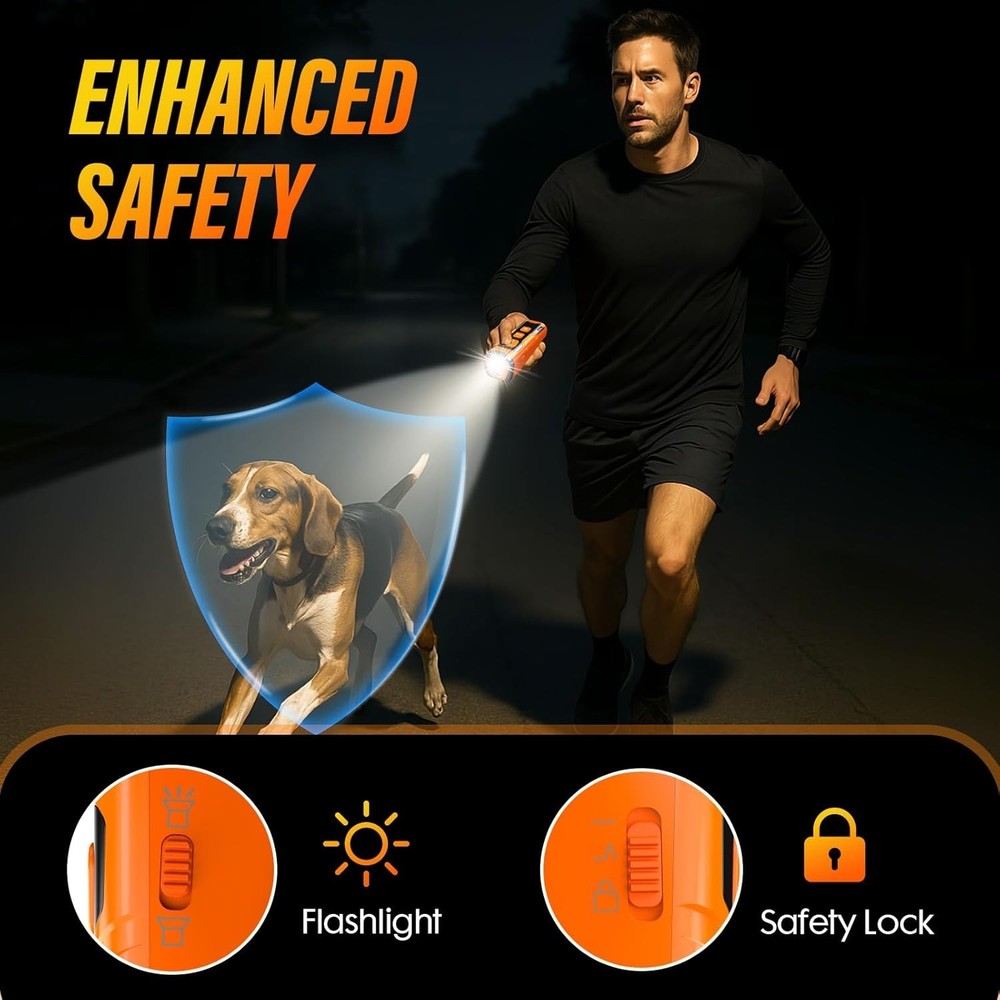 3X Ultrasonic Dog Bark Deterrent - Safe, Compact & Powerful Training Device