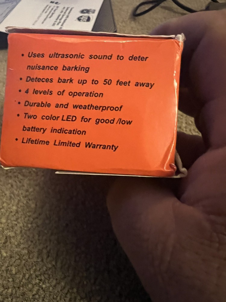 Remote pet training collar with lcd display & Outdoor Bark Control! You Get Both