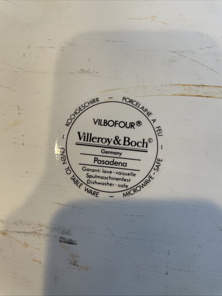 Villeroy & Boch PASADENA Germany 14" Rectangular Lasagna Baker Baking Dish Pan