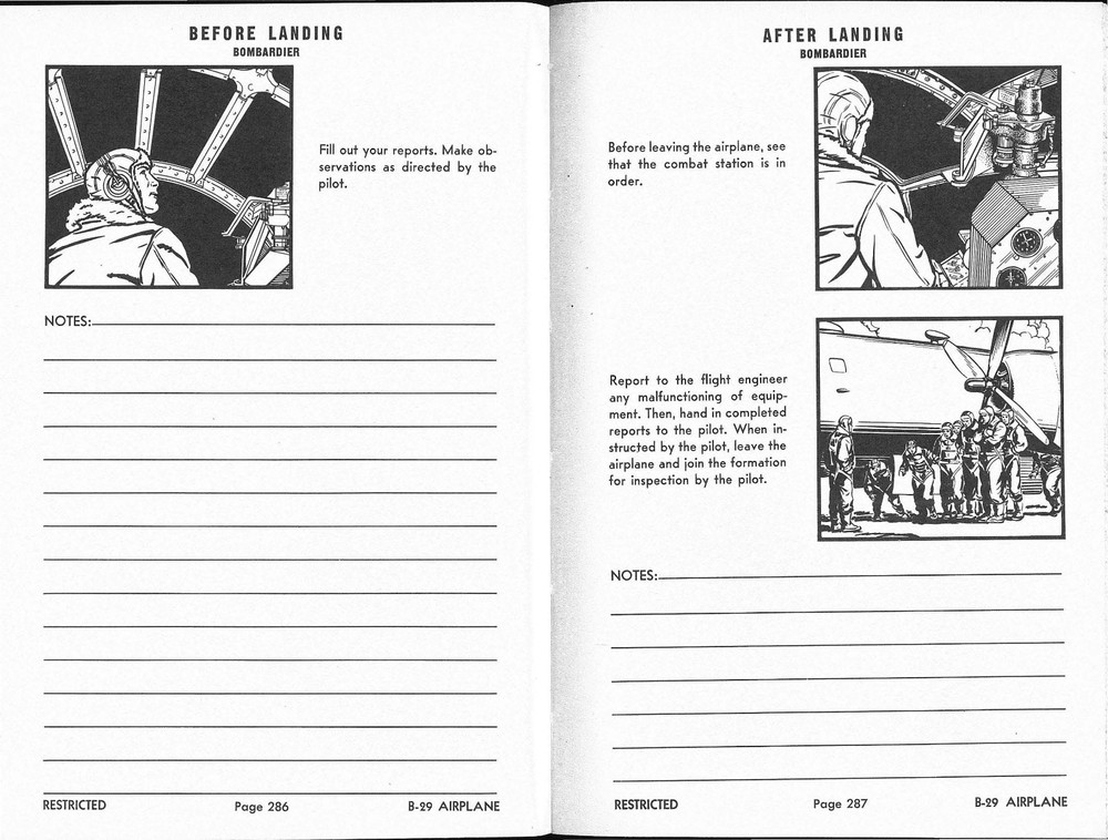 REPRINT WWII B-29 BOEING FLIGHT & OPERATION MANUAL 1943