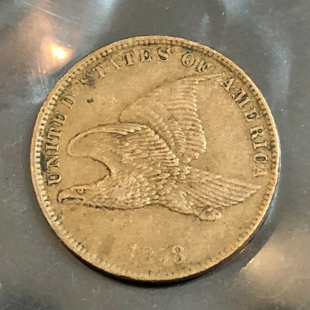 1858 FLYING EAGLE PENNY CENT #68J