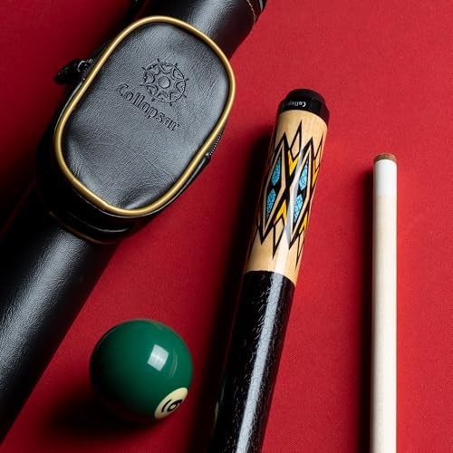 CA Pool Stick with 1X1 Hard Case,58" 20 ounce CA009+Joint Protector+Hard Case