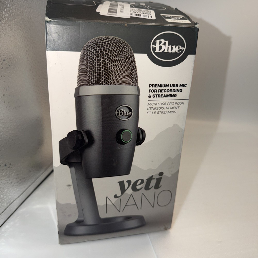 Logitech for Creators Blue Yeti Nano USB Microphone for Gaming, Stream,Open Box