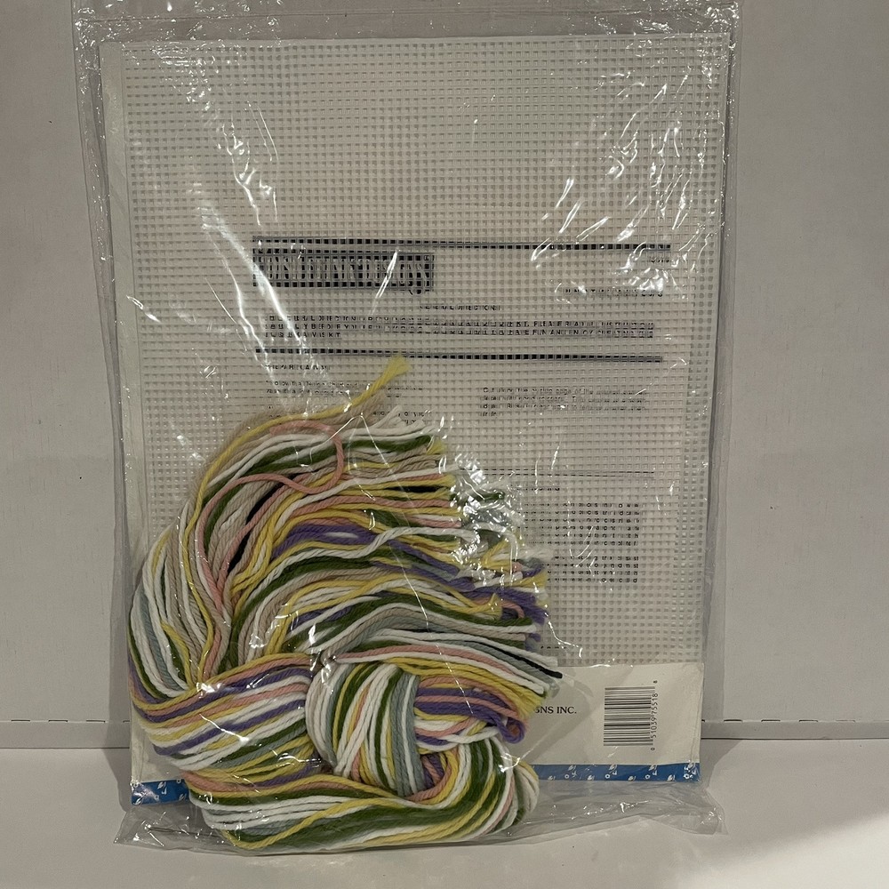 Distlefink Designs Easter Plastic Canvas Kit Bunny Time Craft 6 Easter Egg Cups