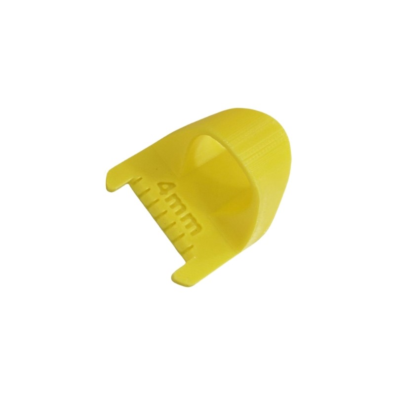 Finger Quilting Aid with Millimeter Scale Patchwork Tool Sewing Measuring Ruler