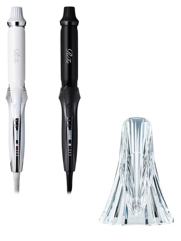 ReFa Curl Iron Pro+HOLDER set 19mm 26mm 32mm38mm White/Black