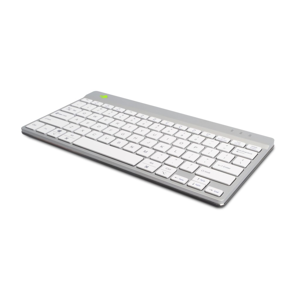 R-GO COMPACT BREAK KEYBOARD, QWERTY (US), BLUETOOTH, WHITE