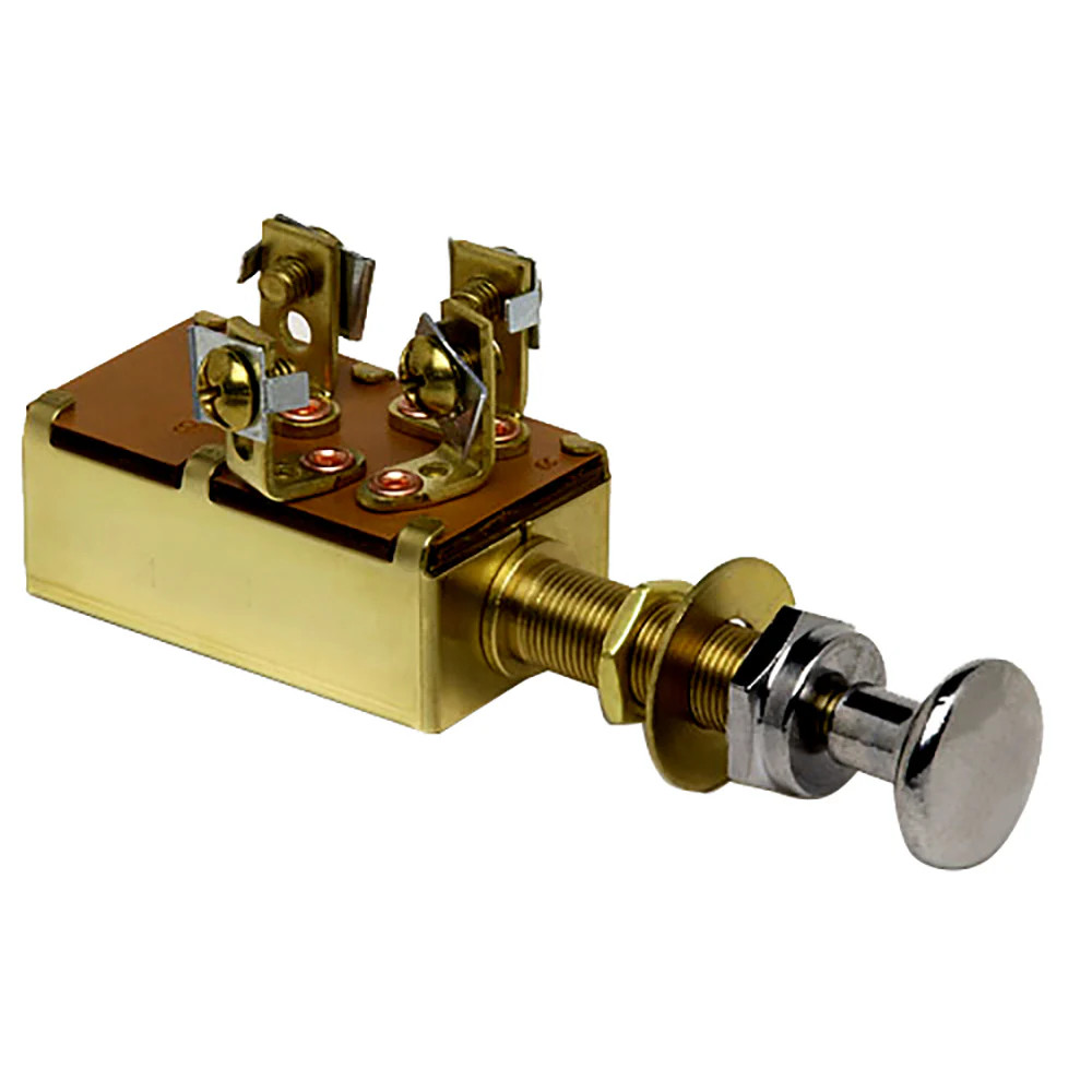 Cole Hersee M-531-BP Push Pull Switch SPST On-On-Off 3 Screw
