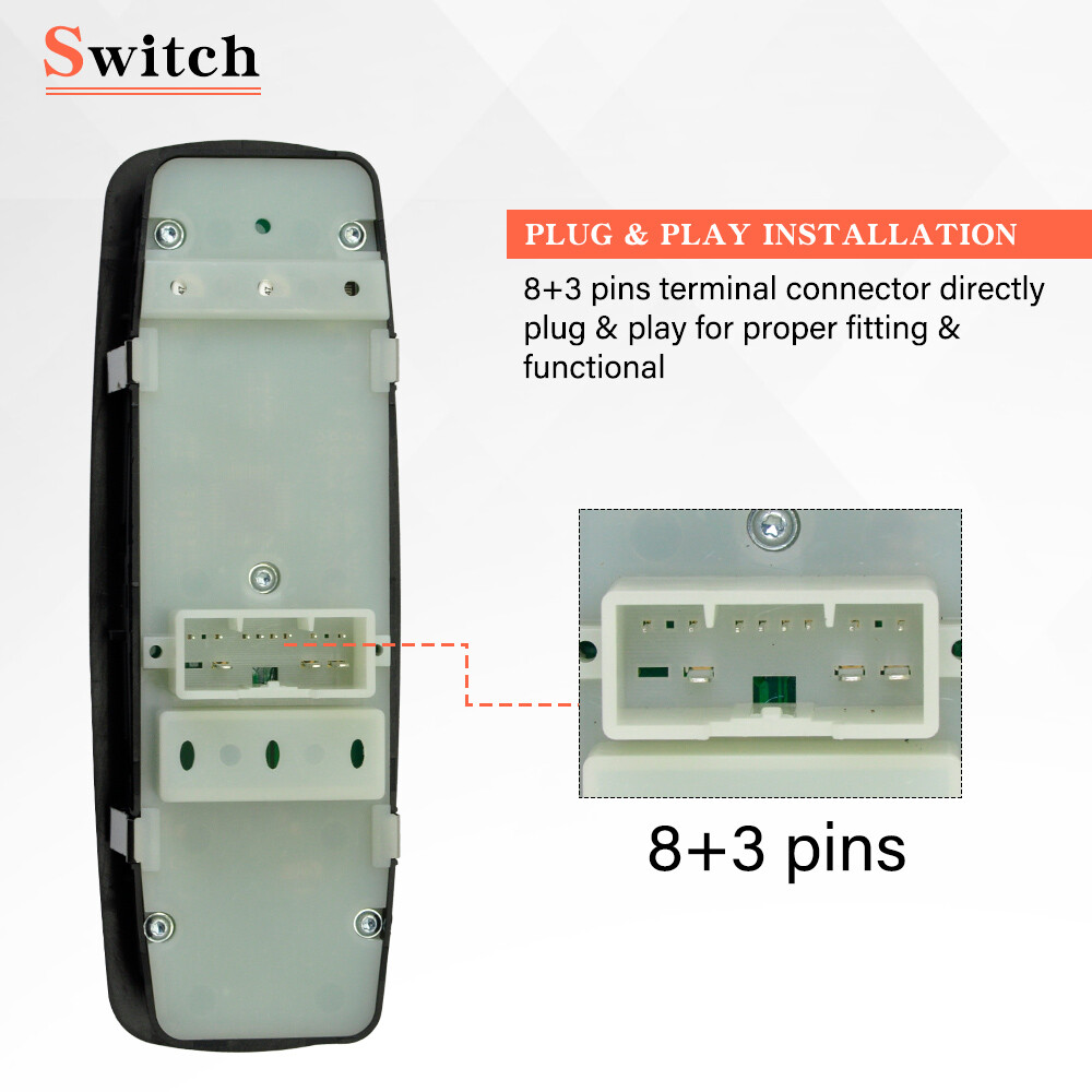 Fit For 2011-2013 Jeep Grand Cherokee Master Power Window Door Switch Front Left