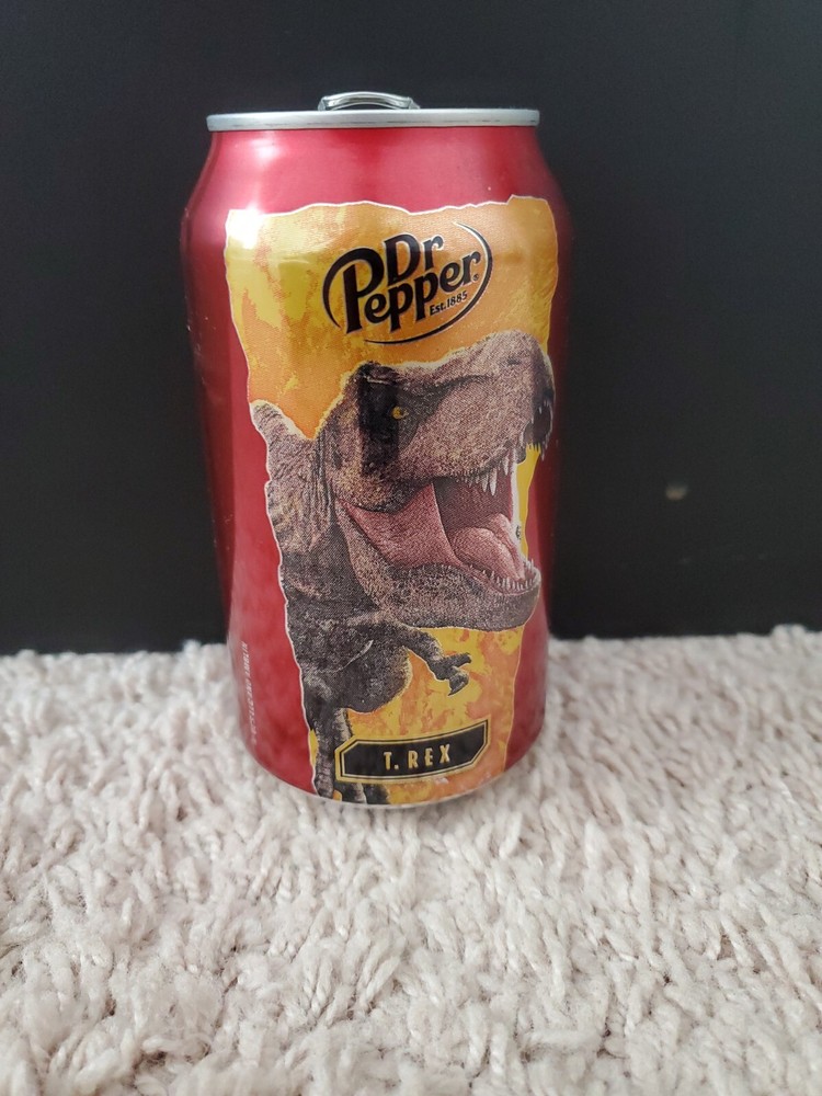 Jurassic World Dominion Dr.Pepper Cans EMPTY