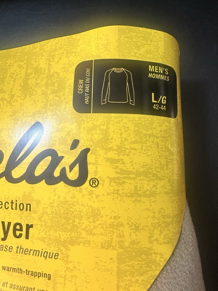 Cabela’s Maximum Thermal Protection MTP Base Layer- Size Large