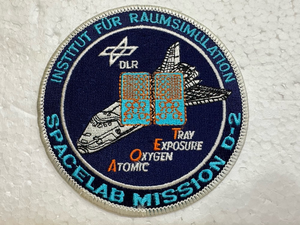 Vintage NASA Space Shuttle Patch- SPACELAB Mission D-2