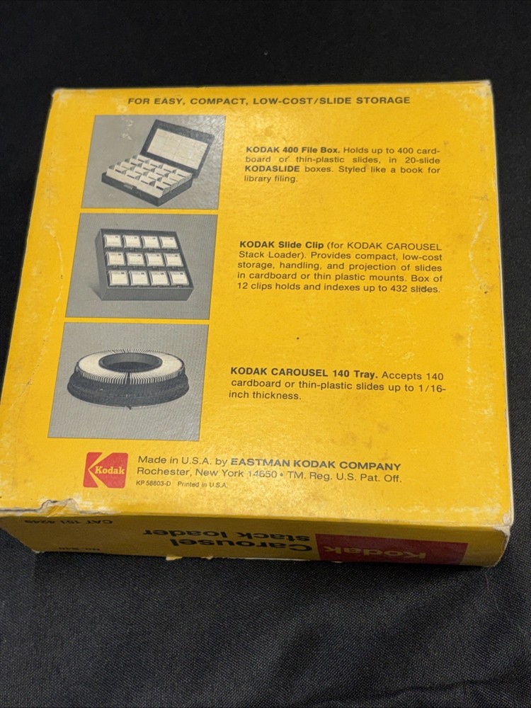 VINTAGE KODAK CAROUSEL STACK LOADER B40 WITH BOX