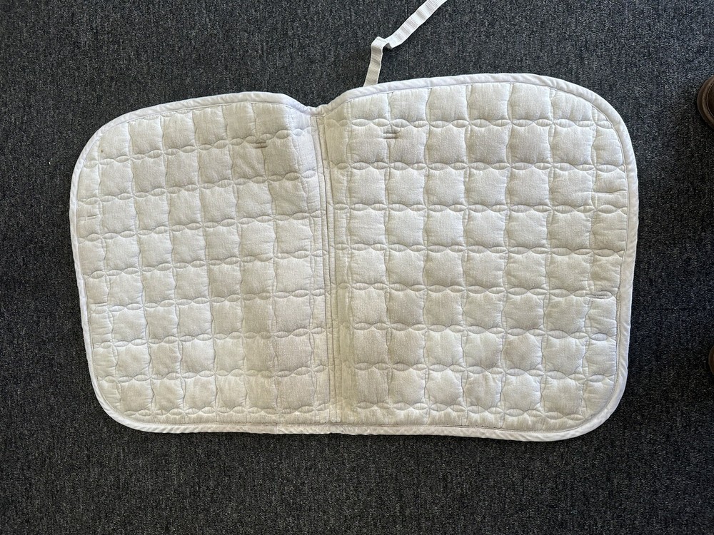 Shires Dressage Saddle Pad White Large