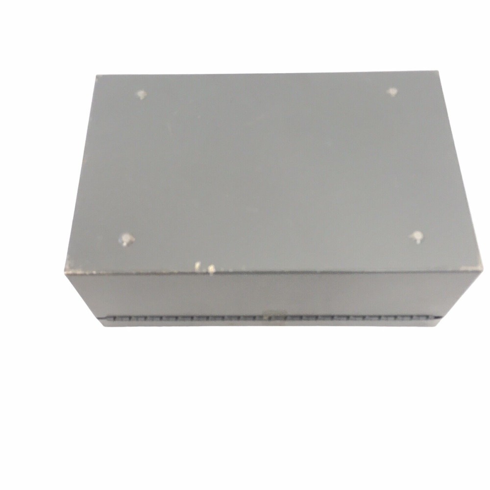 Vintage Technical Products Engineering Cash Box With Key
