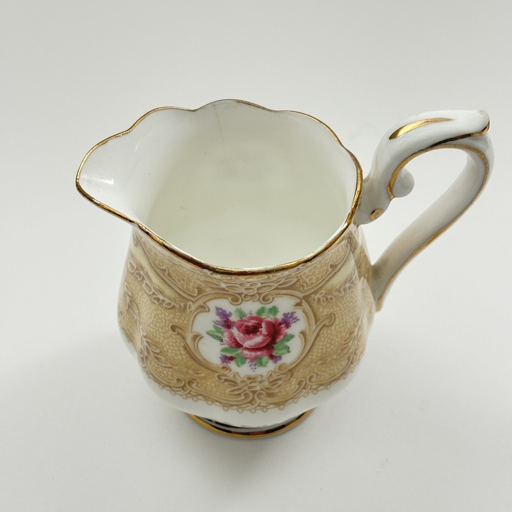 Vintage Royal Albert Devonshire Lace Cream Pitcher Tableware Bone China England.