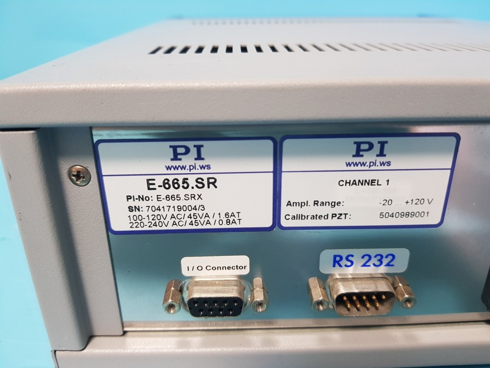 PI E-665.XR E-655.SR LVPZT-AMPLIFIER / SERVO + INTEK PLUS PZT CONTROLLER