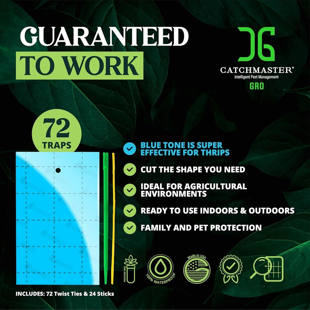 Catchmaster GRO Blue Regular Double Sided Sticky Traps