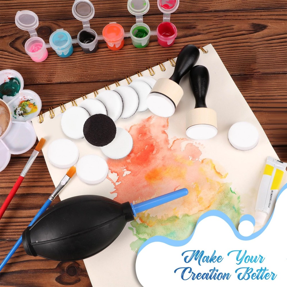 42 Packs Mini Ink Blending Tool Set, Include 2 Pcs Round Alcohol Ink Mini App...
