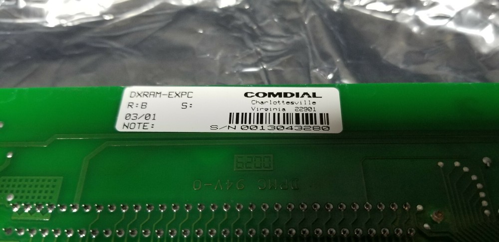 Comdial DXRAM-EXPC DXRAMEXPC Board REV B