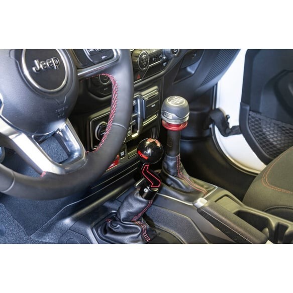 B&M Billet Extended Transfer Case Handle & Shift Knob For Wrangler/Gladiator