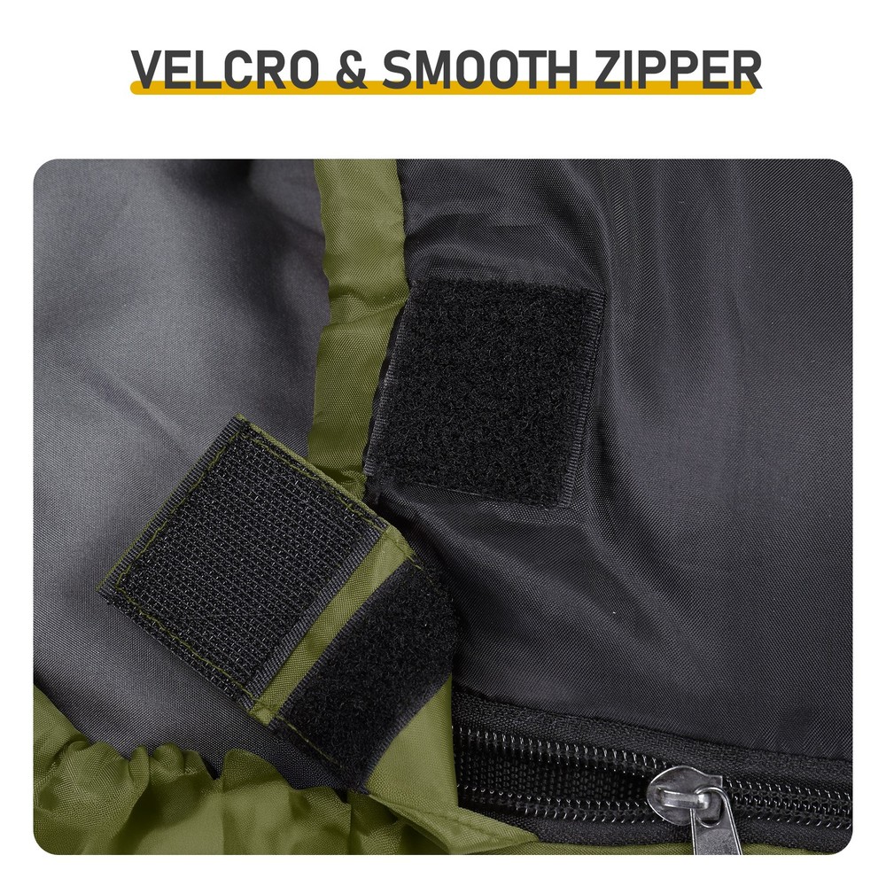 Rectangular Heated Sleeping Bag, Lightweight Sleeping Bag with Multi USB Pads