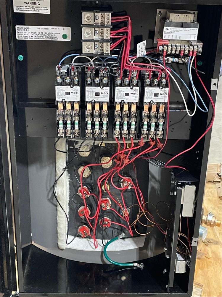 RHEEM 120 Gallon 36KW 480V 3-PH Commercial Electric Water Heater E120-36-G #2