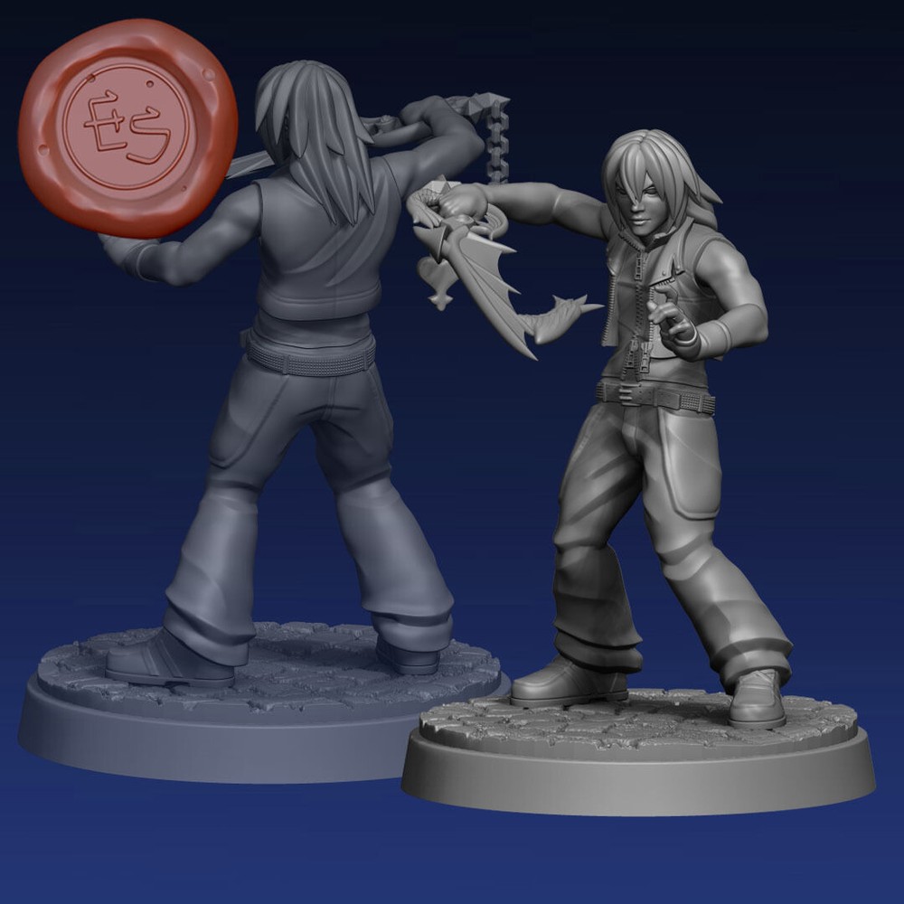 32mm DnD Miniature Riku by EthanTSavage
