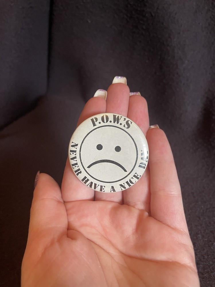 VTG POW Pin Vietnam Veteran Button