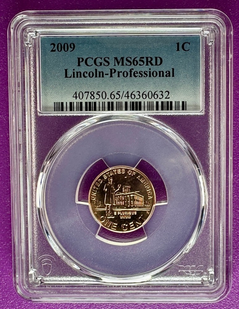2009 1c Lincoln Professional Cent  PCGS MS65RD (632)