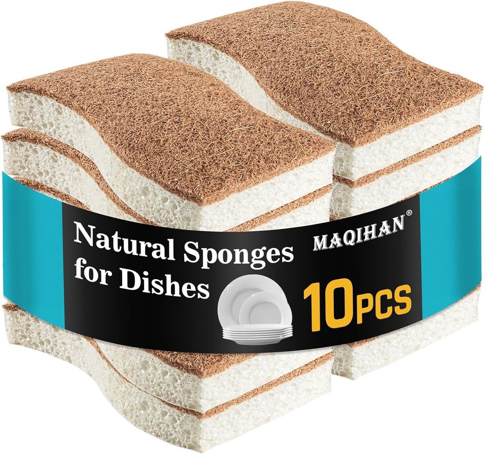 Natural Spons for Dishes - Biodegradable Spons Kitchen Eco
