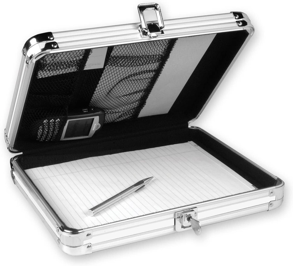 Vaultz Locking Clipboard with Storage for Letter Size Sheets, White