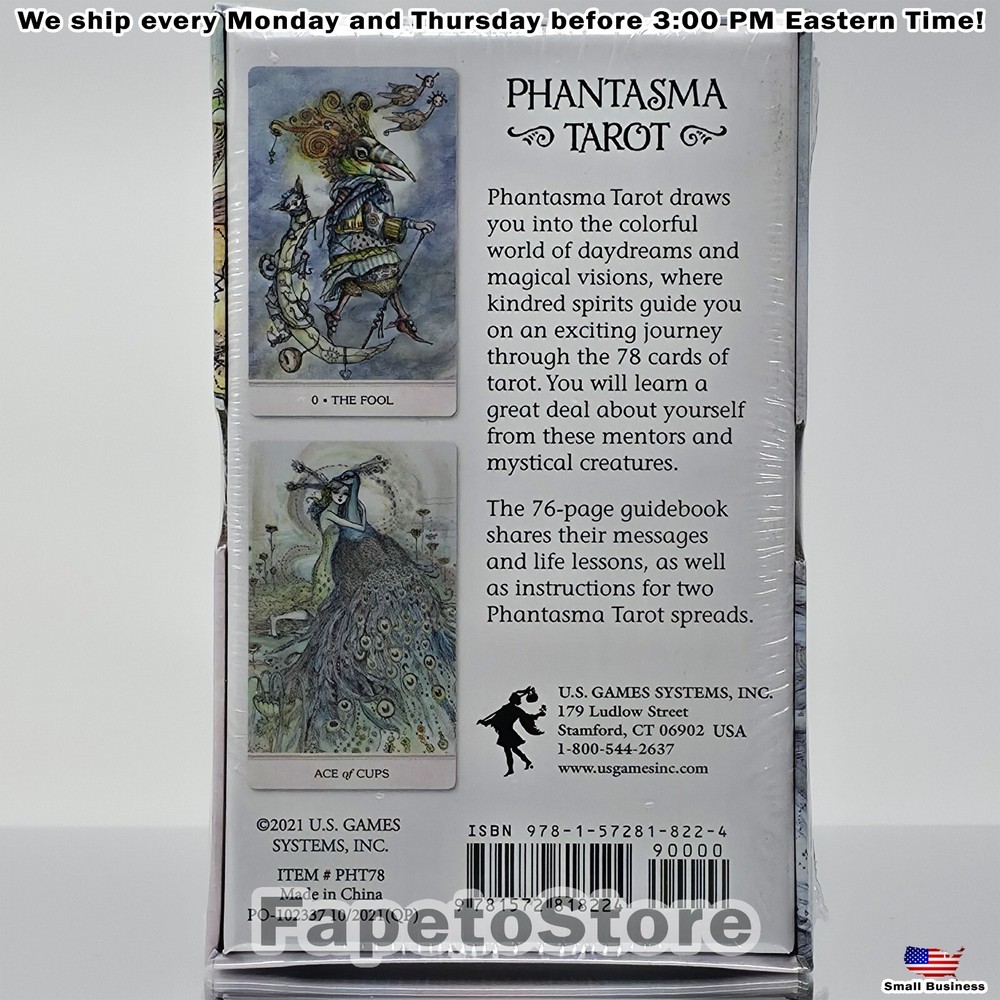 U.S. Games Systems - Phantasma Tarot Tarot Set, Oracle Deck and Guide Set