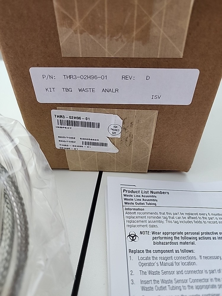 Cell Dyn System Waste Line Tubing