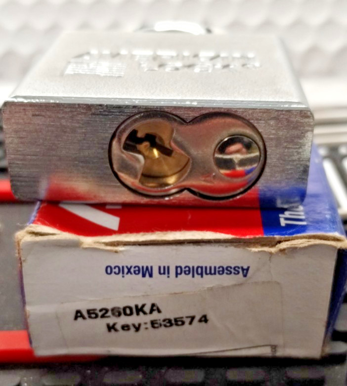 AMERICAN LOCK A5260KA 2In Heavy Duty Solid Steel