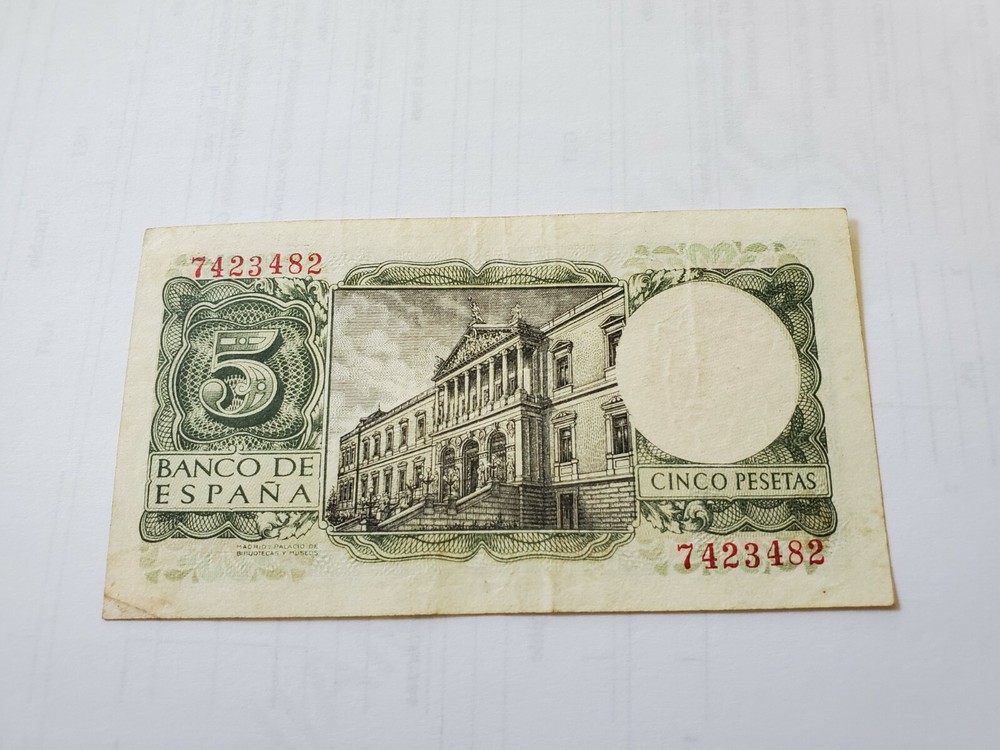 spain banknotes