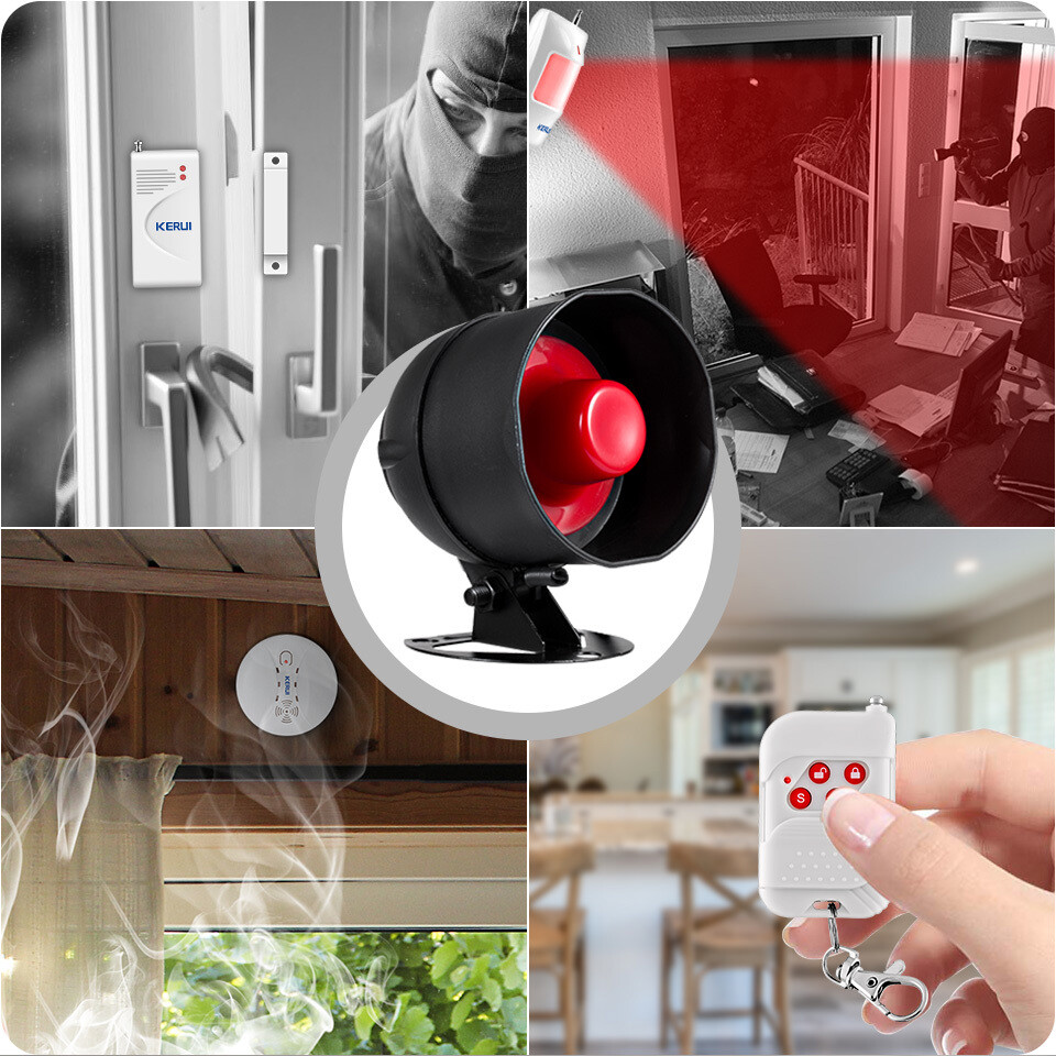Wireless Home Alarm System Standalone Security Garage Door Window Sensor Detect
