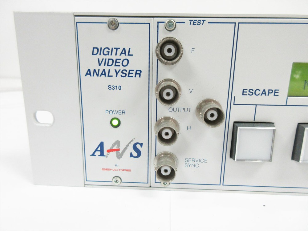 SENCORE AAVS S310 DIGITAL VIDEO ANALYSER