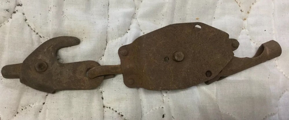 Primitive Metal Double Pulley