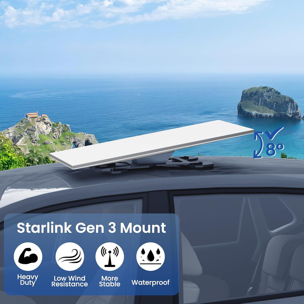 Locking Suction Mount for Starlink 440 lbs