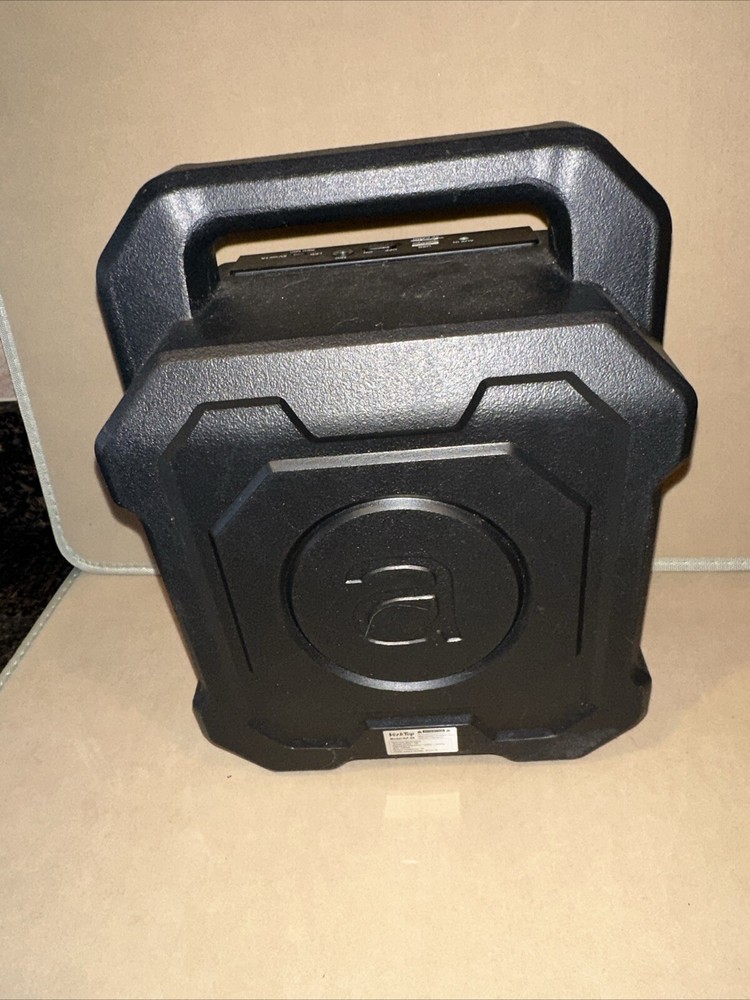 VerkTop KP-06 Black Portable Bluetooth Karaoke Speaker - Microphone Missing