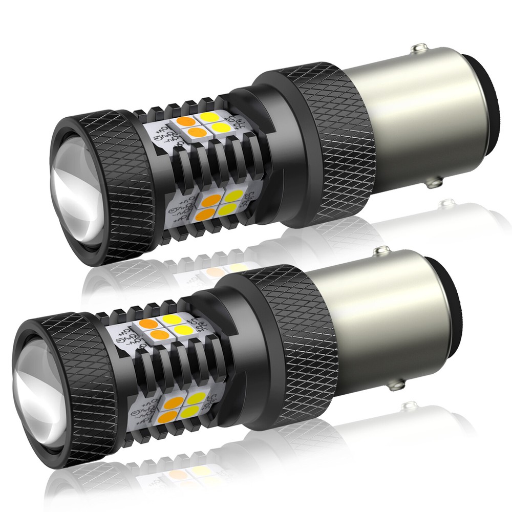 AUXITO 1157 LED Turn Signal Light Bulbs Switchback Amber White Anti Hyper Flash