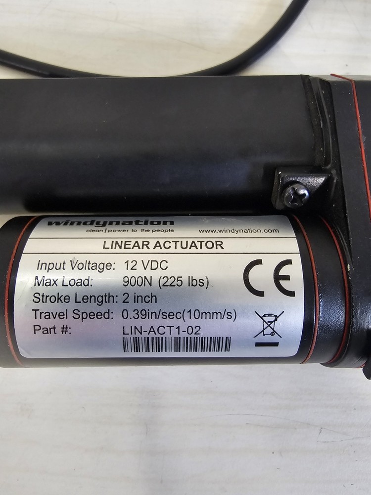 Windynation Linear Actuator Part #: LIN-ACT1-02 Tested and Works!