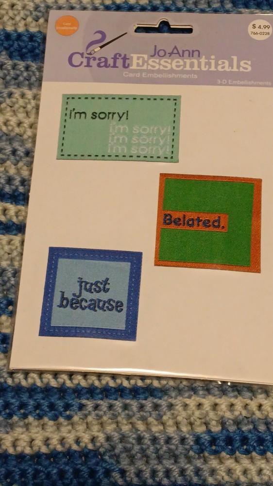 Joann Craft Essentials Card Embellishments