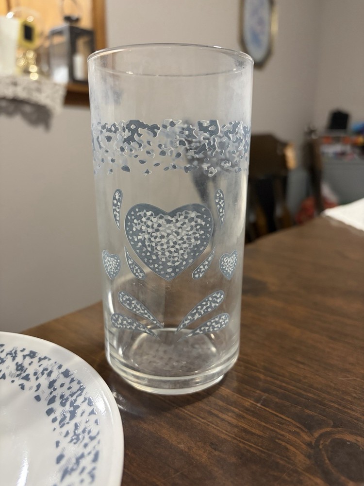 Corelle Blue Heart set