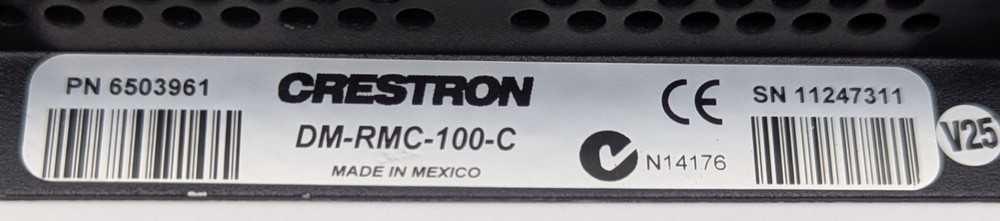 Crestron DM-RMC-100-C DigitalMedia 8G+ Receiver Room Controller Module - Working