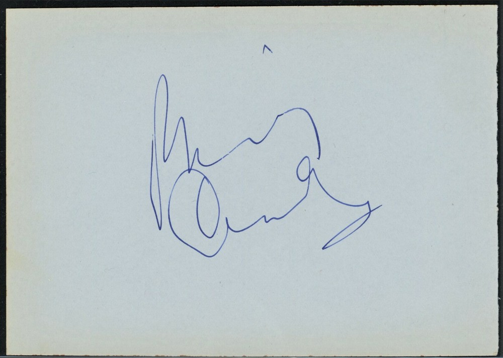 Vintage BING CROSBY / DIRK BOGARDE Autographs
