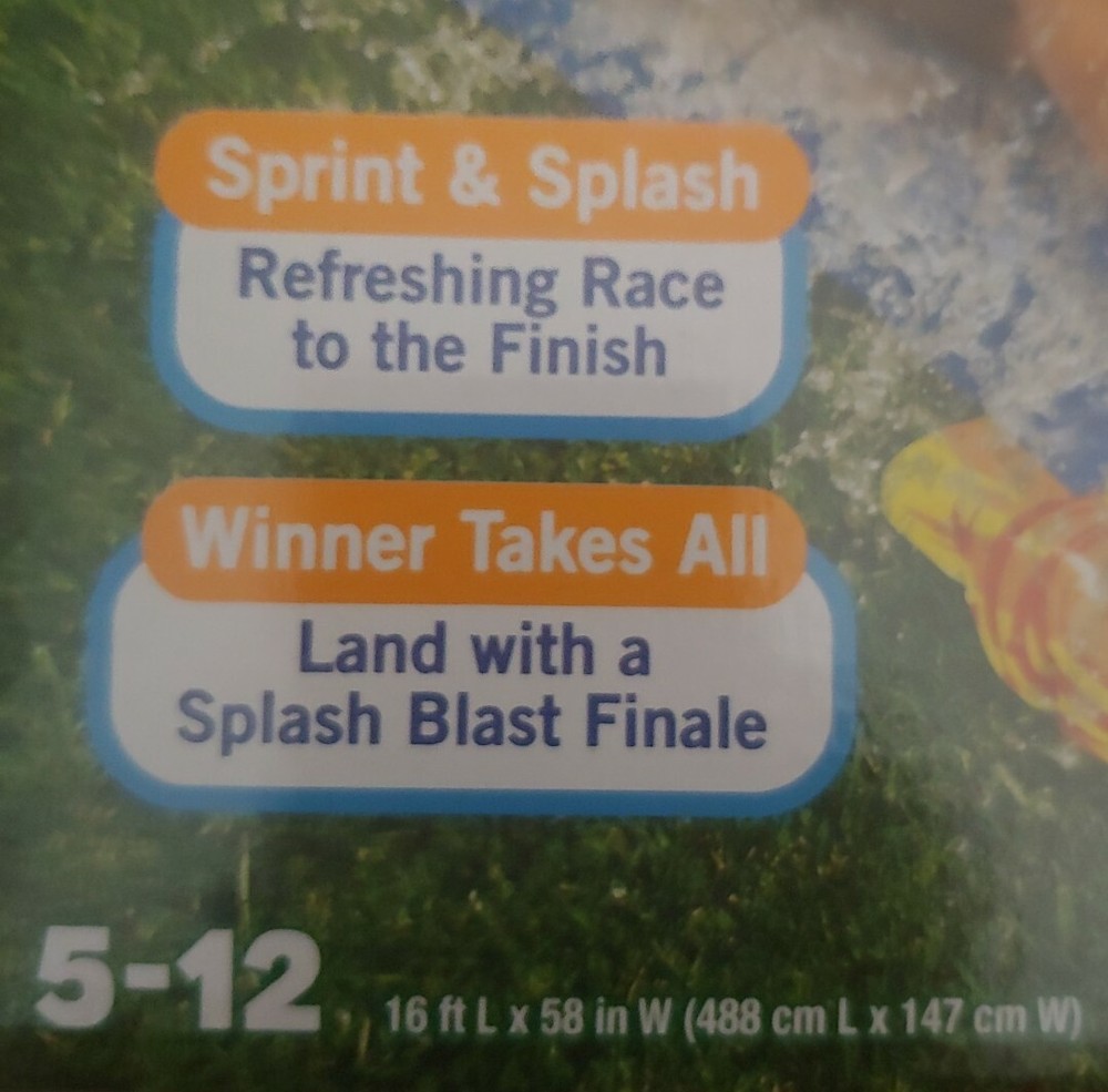 Banzai 16ft Splash Sprint Racing Slide