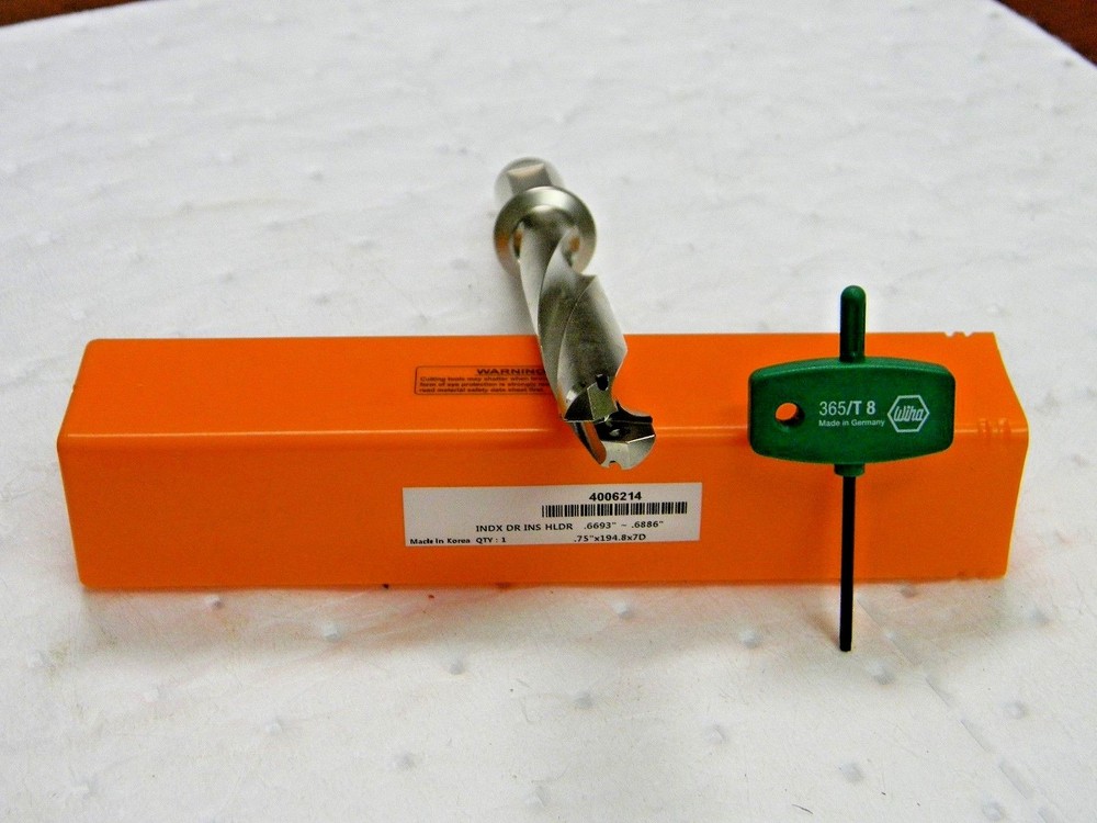 Hertel Replaceable Tip Drill HMD-MAK Toolholder Series HMD  54810221