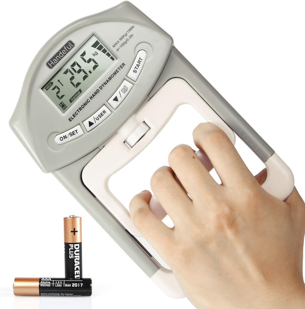 Grip Strength Trainer Hand Dynamometer Meter Hand Grip Strengthener Exerciser